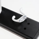 Max Bamboo Coat Rack Simple Coat Rack Bag Rack Bamboo Color 3 Hooks Black - Aladdin Shoppers