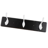 Max Bamboo Coat Rack Simple Coat Rack Bag Rack Bamboo Color 3 Hooks Black - Aladdin Shoppers