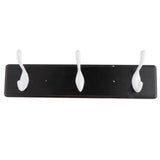 Max Bamboo Coat Rack Simple Coat Rack Bag Rack Bamboo Color 3 Hooks Black - Aladdin Shoppers