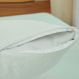 Max Bamboo Fiber Jacquard Pillow Cover Waterproof Zippered Pillow Case 50x70cm - Aladdin Shoppers