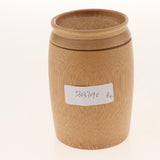 Max Bamboo Round Tea Jar Candies Container Teaware Coffee Kitchen Canister b - Aladdin Shoppers