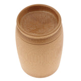 Max Bamboo Round Tea Jar Candies Container Teaware Coffee Kitchen Canister b - Aladdin Shoppers