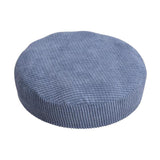 Max Bar Stool Covers Round Chair Seat Cushion Protector Dark Blue 25x25x5cm - Aladdin Shoppers