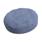 Max Bar Stool Covers Round Chair Seat Cushion Protector Dark Blue 25x25x5cm - Aladdin Shoppers