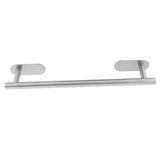 Max Bathroom Self Adhesive Single Towel Bar Brushed Stainless Steel - Aladdin Shoppers