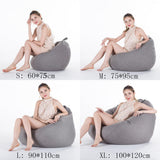 Max Beanbag Covers for Stuffed Animals 90*110cm Adult Size Wine Red - Aladdin Shoppers