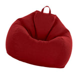 Max Beanbag Covers for Stuffed Animals 90*110cm Adult Size Wine Red - Aladdin Shoppers