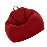 Max Beanbag Covers for Stuffed Animals 90*110cm Adult Size Wine Red - Aladdin Shoppers