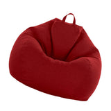 Max Beanbag Covers for Stuffed Animals 90*110cm Adult Size Wine Red - Aladdin Shoppers