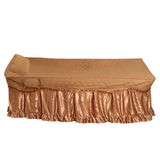 Max Beauty Massage Table Skirt Bed Valance Sheet & Pillow Case Camel - Aladdin Shoppers