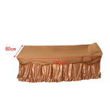 Max Beauty Massage Table Skirt Bed Valance Sheet & Pillow Case Camel - Aladdin Shoppers