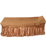 Max Beauty Massage Table Skirt Bed Valance Sheet & Pillow Case Camel - Aladdin Shoppers