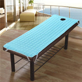 Max Beauty Salon Massage Bed Mattress Sheet with Face Breath Hole Blue - Aladdin Shoppers