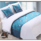Max Bed Runner Cloth Bed Skirt Bedding Towels Anchovies Flower 50x210cm - Aladdin Shoppers