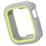 Max Bicolor Soft Silicone Protective Case for Apple Watch 4 40mm Gray+Green - Aladdin Shoppers