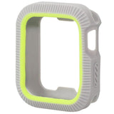 Max Bicolor Soft Silicone Protective Case for Apple Watch 4 40mm Gray+Green - Aladdin Shoppers