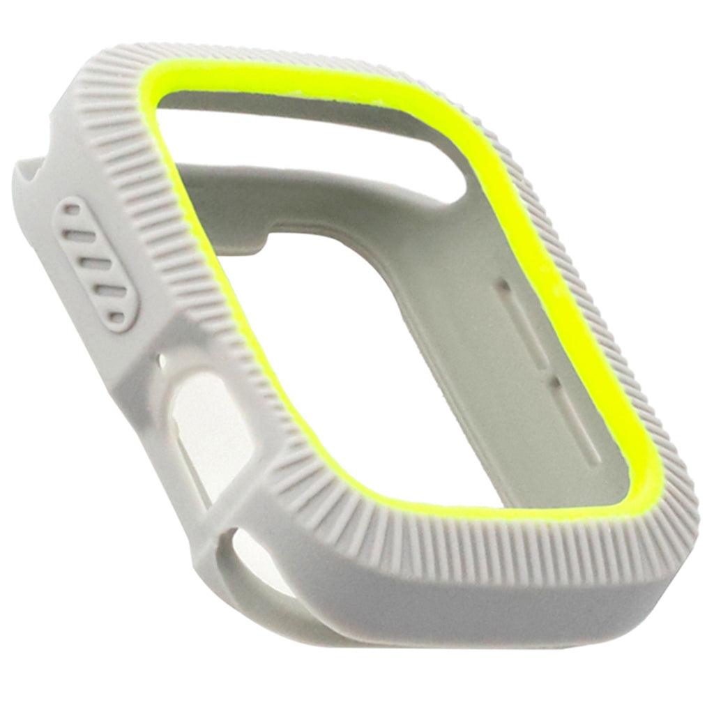 Max Bicolor Soft Silicone Protective Case for Apple Watch 4 40mm Gray+Green - Aladdin Shoppers