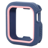 Max Bicolor Soft Silicone Protective Case for Apple Watch 4 40mm Rock Blue+Pink - Aladdin Shoppers