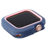 Max Bicolor Soft Silicone Protective Case for Apple Watch 4 40mm Rock Blue+Pink - Aladdin Shoppers
