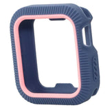 Max Bicolor Soft Silicone Protective Case for Apple Watch 4 40mm Rock Blue+Pink - Aladdin Shoppers