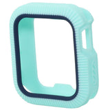 Max Bicolor Soft Silicone Protective Case for Apple Watch 4 40mm Teal+Dark Blue - Aladdin Shoppers