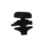 Max Bikini Shape Silicone Protective Case with Keychain for Apple AirPods Black - Aladdin Shoppers