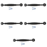Max Black Alloy Drawer Closet Wardrobe Cupboard Cabinet Pulls Door Handle S2 - Aladdin Shoppers