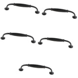 Max Black Alloy Drawer Closet Wardrobe Cupboard Cabinet Pulls Door Handle S2 - Aladdin Shoppers