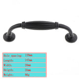 Max Black Alloy Drawer Closet Wardrobe Cupboard Cabinet Pulls Door Handle S2 - Aladdin Shoppers