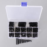 Max Black-force 12.9 Screw Alloy Level Hexagon Steel Plug Head Cap Screws M4 Series Set - Aladdin Shoppers