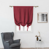 Max Blackout Curtain Window Curtains Room Darkening Roman Shades Red_1 - Aladdin Shoppers