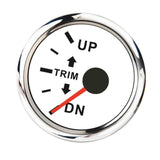 Max Boat Trim Gauge Outboard Engine Trim Tilt Gauge Left Display White Dial - Aladdin Shoppers