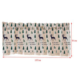 Max Cafe Window Curtain Semi-Sheer Kitchen Curtain Tier Elk - 137x91cm - Aladdin Shoppers
