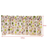 Max Cafe Window Curtain Semi-Sheer Kitchen Curtain Tier Forest Fairy - 137x91cm - Aladdin Shoppers
