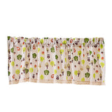 Max Cafe Window Curtain Semi-Sheer Kitchen Curtain Tier Forest Fairy - 137x91cm - Aladdin Shoppers