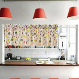 Max Cafe Window Curtain Semi-Sheer Kitchen Curtain Tier Forest Fairy - 137x91cm - Aladdin Shoppers