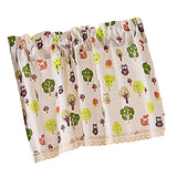 Max Cafe Window Curtain Semi-Sheer Kitchen Curtain Tier Forest Fairy - 74x61cm - Aladdin Shoppers
