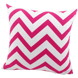 Max Canvas Stripe Printed Throw Pillow Cover Cushion Cover Pillowcase 50cm Pink - Aladdin Shoppers