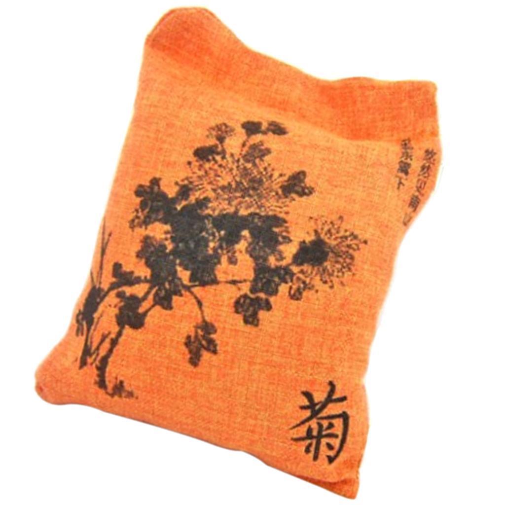 Max Car Bamboo Charcoal Bag Odor Eliminator for Car Closets Bathrooms Orange - Aladdin Shoppers