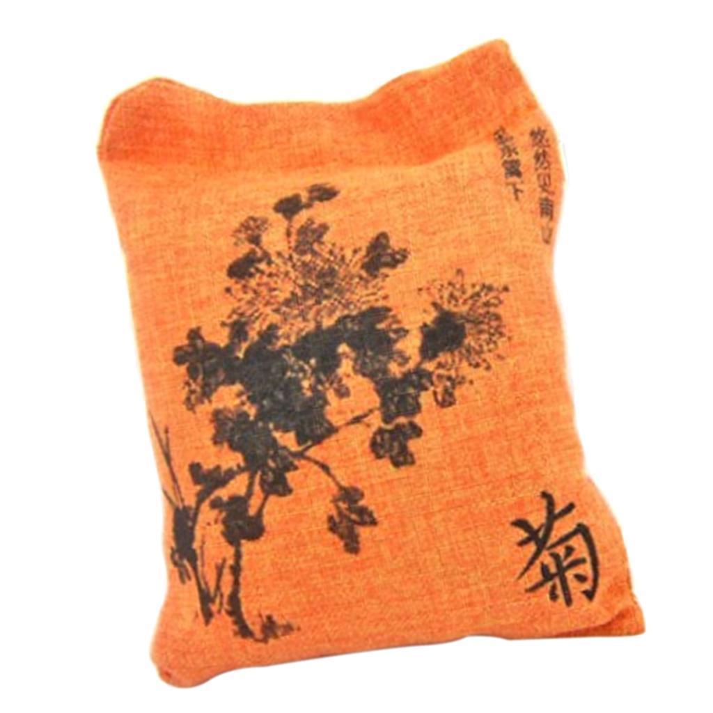 Max Car Bamboo Charcoal Bag Odor Eliminator for Car Closets Bathrooms Orange - Aladdin Shoppers