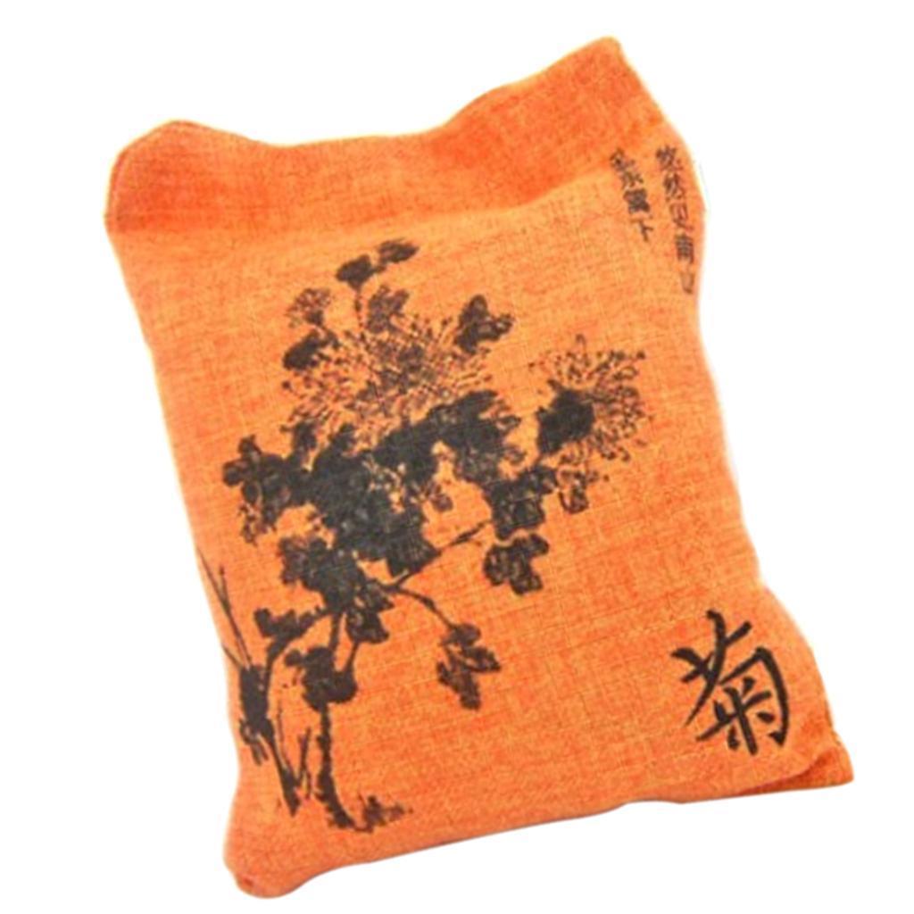 Max Car Bamboo Charcoal Bag Odor Eliminator for Car Closets Bathrooms Orange - Aladdin Shoppers
