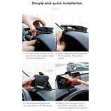 Max Car Dashboard Mount Holder Stand Bracket for Universal Mobile Phones Black - Aladdin Shoppers