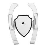 Max Car Mobile Alligator Clip Bracket Holder Anti-Slip Phone Mounts Silver
