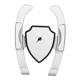 Max Car Mobile Alligator Clip Bracket Holder Anti-Slip Phone Mounts Silver - Aladdin Shoppers