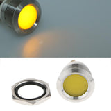 Max Car Motorcycle 12V 19mm Dash Panel Indicator Light with Wrie Leads Yellow - Aladdin Shoppers