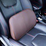 Max Car Office Home Seat Chair Waist Cotton Lumbar Support Cushion Deep brown - Aladdin Shoppers