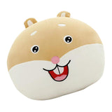 Max Cartoon Animal Head Shape Cushion Pillow Hand Warmer Groundhog A - Aladdin Shoppers