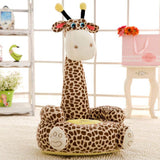 Max Cartoon Animal Kids Seat Sofa Cover Baby Chair Bean Bag Coffee Giraffe(Seat) - Aladdin Shoppers