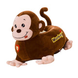 Max Cartoon Animal Kids Seat Sofa Cover Baby Chair Bean Bag Coffee Monkey(Ride) - Aladdin Shoppers