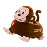 Max Cartoon Animal Kids Seat Sofa Cover Baby Chair Bean Bag Coffee Monkey(Ride) - Aladdin Shoppers